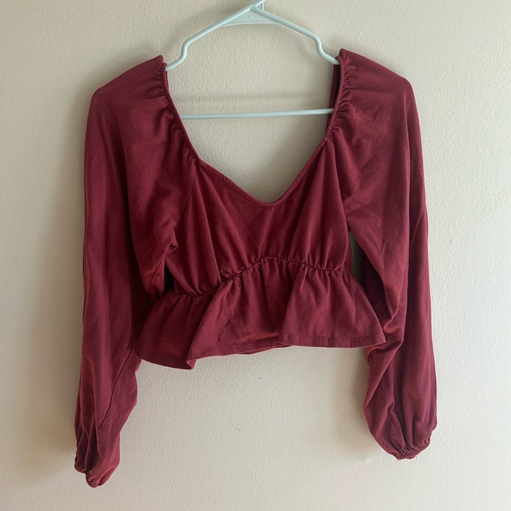 Altar’d state top, open / tie back, size M